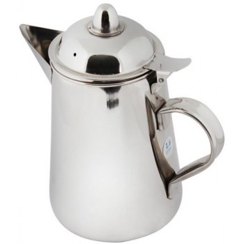 دلة القهوة من المنيوم ، فضي - مقاس 1.6 لتر 